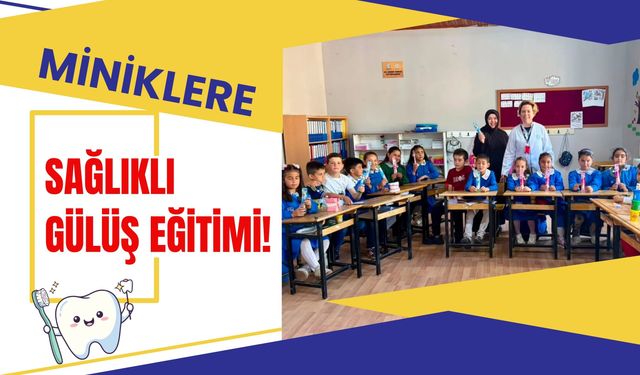 Miniklere Sağlıklı Gülüş Eğitimi! Uşak'ta Okullarda Diş Taraması Yapıldı