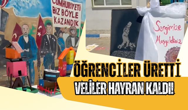 Öğrenciler Üretti, Veliler Hayran Kaldı! Saraycık’ta Yıl Sonu Heyecanı