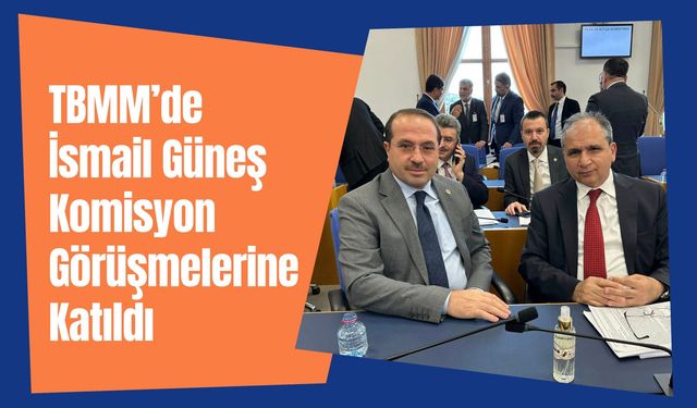 TBMM’de İsmail Güneş Komisyon Görüşmelerine Katıldı