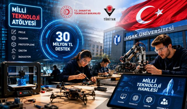 Uşak Üniversitesi’ne 30 Milyon TL’ye Milli Teknoloji Atölyesi Kuruluyor