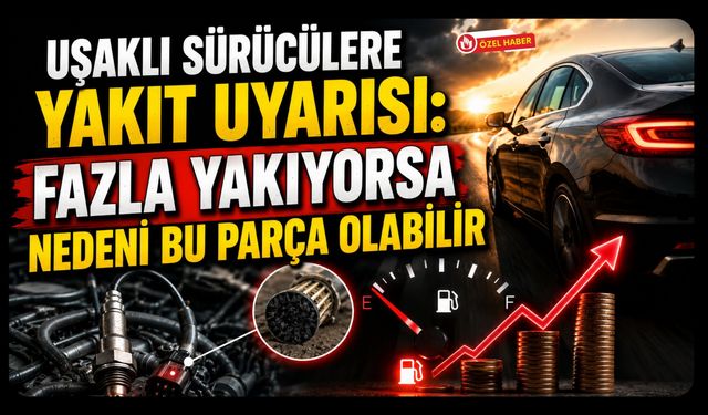 Uşaklı Sürücülere Yakıt Uyarısı: Fazla Yakıyorsa Nedeni Bu Parça Olabilir