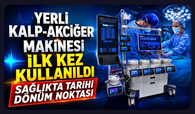 Yerli Kalp-Akciğer Makinesi İlk Kez Kullanıldı, Sağlıkta Tarihi Dönüm Noktası