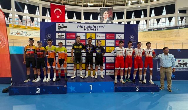 2. Puanlı Pist Bisikleti Kupası Konya'da Başladı! İlk Gün Şampiyonları Belli Oldu