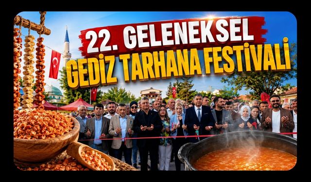 GEDİZ TARHANA FESTİVALİ COŞKULU BİR TÖRENLE AÇILDI