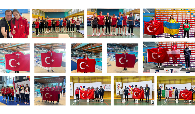 Özel Sporculardan Avrupa'da Madalya Yağmuru! Bir Günde 12 Madalya Kazandılar
