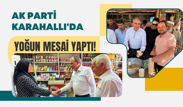 AK Parti Karahallı'da Yoğun Mesai Yaptı!