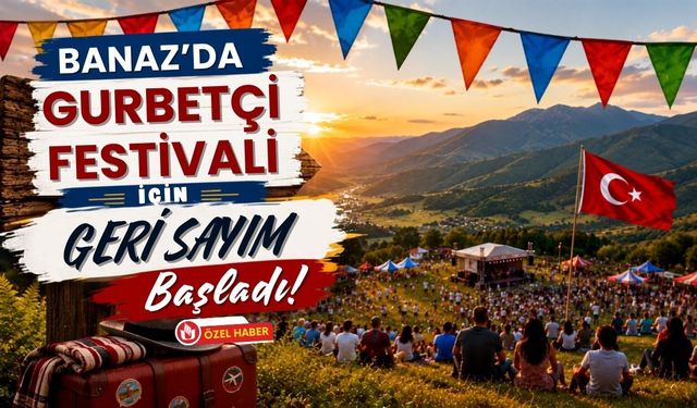 Banaz'da Gurbetçi Festivali İçin Geri Sayım Başladı!