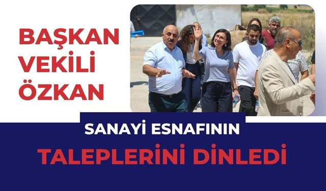 Başkan Vekili Özkan, Sanayi Esnafının Taleplerini Dinledi