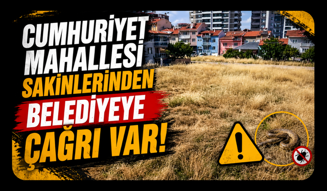 Cumhuriyet Mahallesi Sakinlerinden Belediyeye Çağrı Var!