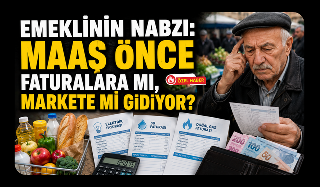 Emeklinin Nabzı: Maaş Önce Faturalara mı, Markete mi Gidiyor?