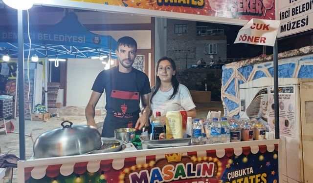 Afyon Sucuk Döneri Demirciköy Festivali'nde İlgi Odağı Oldu