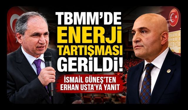 TBMM'de Enerji Tartışması Gerildi! İsmail Güneş'ten Erhan Usta'ya Yanıt