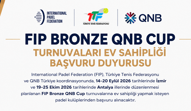 İzmir ve Antalya'da Uluslararası Padel Heyecanı! Ev Sahibi Kulüpler Aranıyor