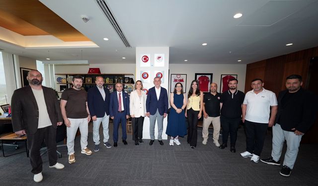 Kadın Futbol Kulüpler Birliği'nden TFF'ye Ziyaret