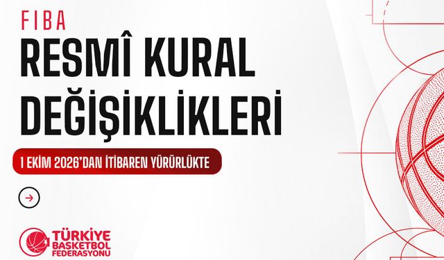 FIBA Basketbol Kurallarını Değiştirdi: 1 Ekim'de Yeni Dönem Başlıyor