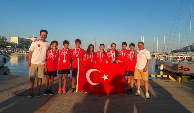 Optimist Milli Takımı Avrupa'yı Salladı! Türkiye, Polonya'dan İki Gümüş Madalyayla Döndü