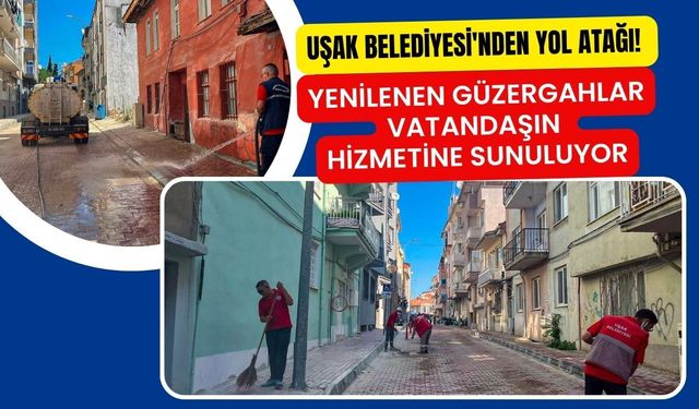 Uşak Belediyesi'nden Yol Atağı! Yenilenen Güzergahlar Vatandaşın Hizmetine Sunuluyor