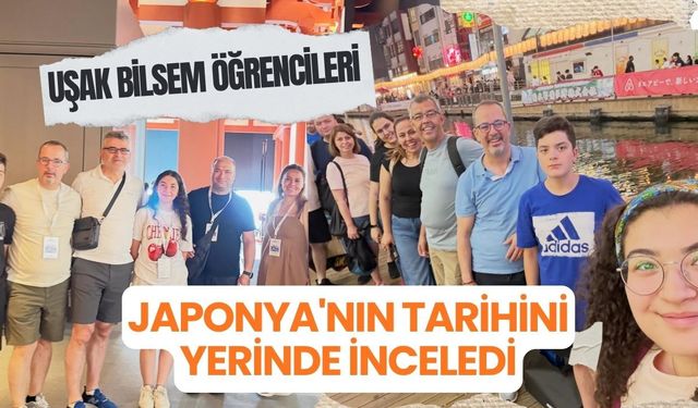 Uşak BİLSEM Öğrencileri Japonya'nın Tarihini Yerinde İnceledi