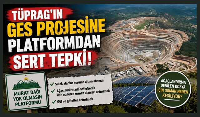 Platformdan TÜPRAG'ın GES Projesine Sert Eleştiri