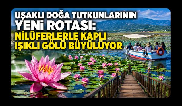 Uşaklının Yeni Rotası: Nilüferlerle Kaplı Işıklı Gölü