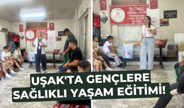 Uşak'ta Gençlere Sağlıklı Yaşam Eğitimi! "Genç Akademisi"nde Önemli Konular Ele Alındı