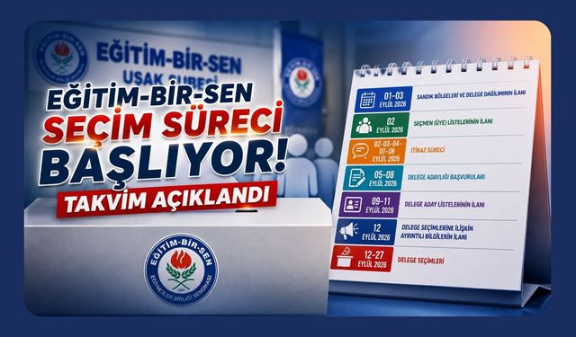 Eğitim-Bir-Sen Seçim Süreci Başlıyor! Takvim Açıklandı