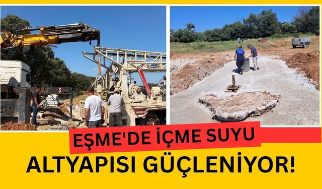 Eşme'de İçme Suyu Altyapısı Güçleniyor! Çatak Bölgesi'nde Yeni Kuyu Hizmete Alındı
