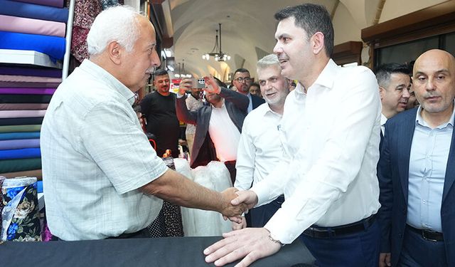 Kahramanmaraş Tarihi Kapalıçarşı Yeniden Hayat Buldu! Bakan Kurum Esnafla Buluştu