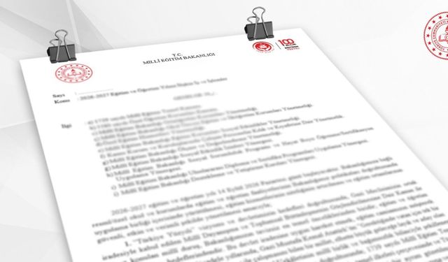 MEB’den 81 İle Yeni Eğitim Yılı Genelgesi: Okullarda Kurallar Değişiyor