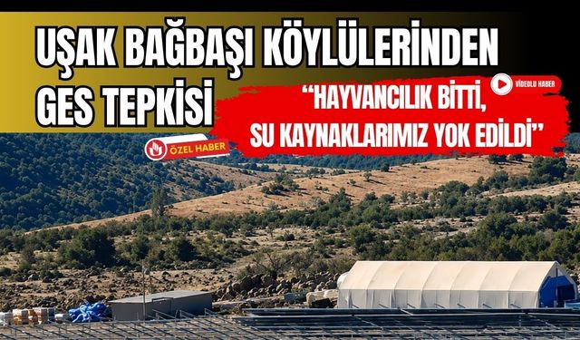 Uşak Bağbaşı Köylülerinden GES Tepkisi: “Hayvancılık Bitti, Su Kaynaklarımız Yok Edildi”
