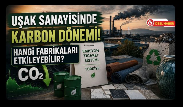 Uşak Sanayisinde Karbon Dönemi! Hangi Fabrikaları Etkileyebilir?
