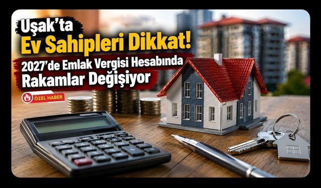 Uşak’ta Ev Sahipleri Dikkat! 2027’de Emlak Vergisi Hesabında Rakamlar Değişiyor