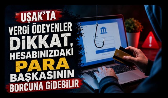 Uşak’ta Vergi Ödeyenler Dikkat, Hesabınızdaki Para Başkasının Borcuna Gidebilir