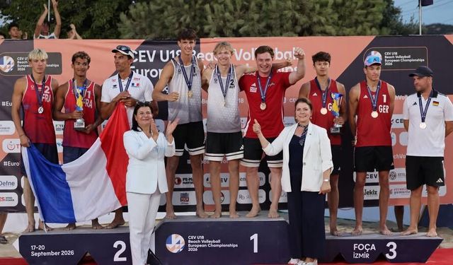 Milliler CEV U18 Plaj Voleybolu Avrupa Şampiyonası’nı Tamamladı