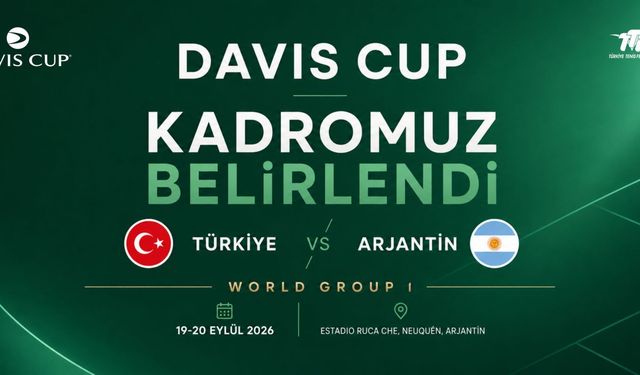 Davis Cup’ta Türkiye’nin Arjantin Kadrosu Belli Oldu