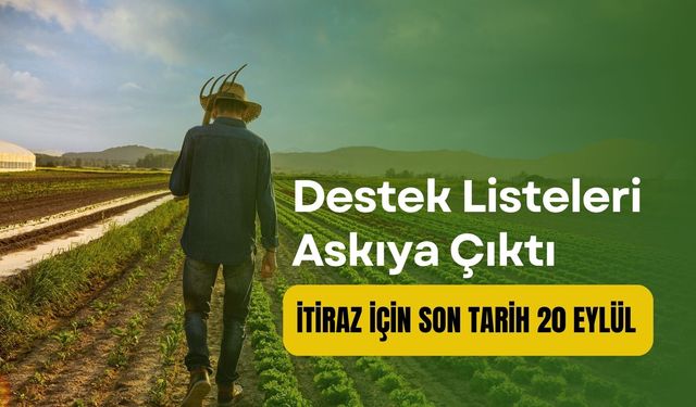 Destek Listeleri Askıya Çıktı, İtiraz İçin Son Tarih 20 Eylül