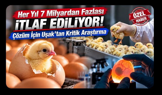Her Yıl 7 Milyardan Fazlası İtlaf Ediliyor! Çözüm İçin Uşak’tan Kritik Araştırma