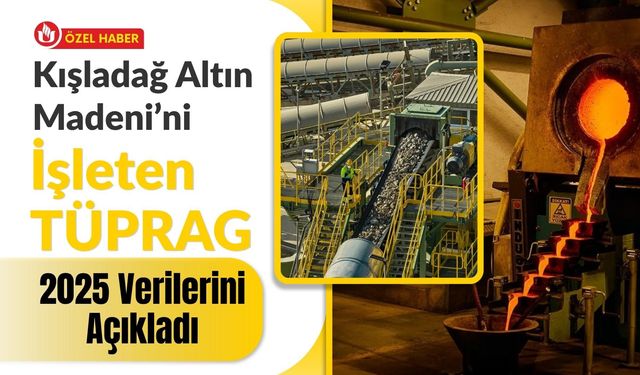 Kışladağ Altın Madeni’ni İşleten TÜPRAG 2025 Verilerini Açıkladı