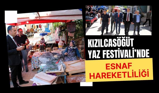 Kızılcasöğüt Yaz Festivali’nde Esnaf Hareketliliği