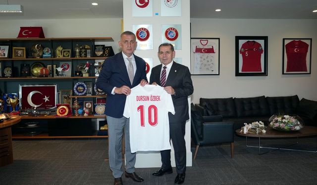 Dursun Özbek’ten TFF Başkanı Hacıosmanoğlu’na Ziyaret