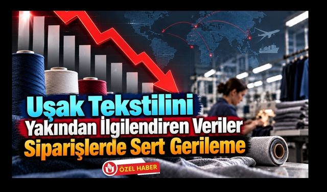 Uşak Tekstilini Yakından İlgilendiren Veriler, Siparişlerde Sert Gerileme
