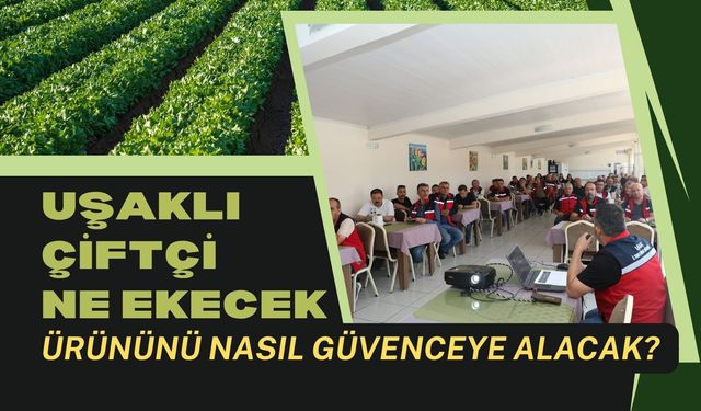 Uşaklı Çiftçi Ne Ekecek, Ürününü Nasıl Güvenceye Alacak?