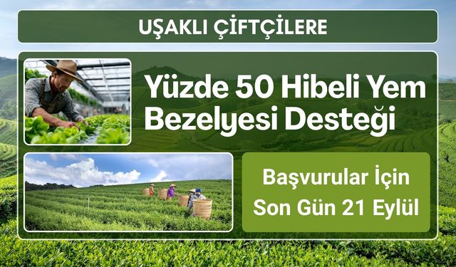 Uşaklı Çiftçilere Yüzde 50 Hibeli Yem Bezelyesi Desteği, Başvurular İçin Son Gün 21 Eylül