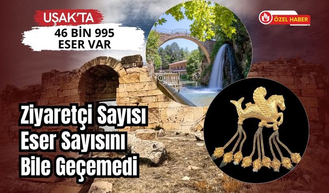 Uşak’ta 46 Bin 995 Eser Var, Ziyaretçi Sayısı Eser Sayısını Bile Geçemedi