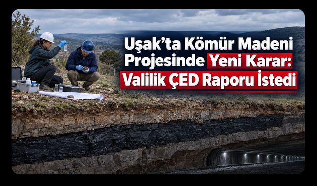 Uşak’ta Kömür Madeni Projesinde Yeni Karar: Valilik ÇED Raporu İstedi