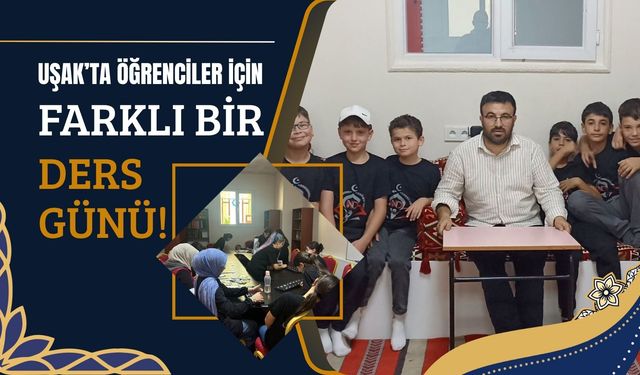 Uşak’ta Öğrenciler İçin Farklı Bir Ders Günü! Bu Kez Adres Gençlik Merkezi Oldu