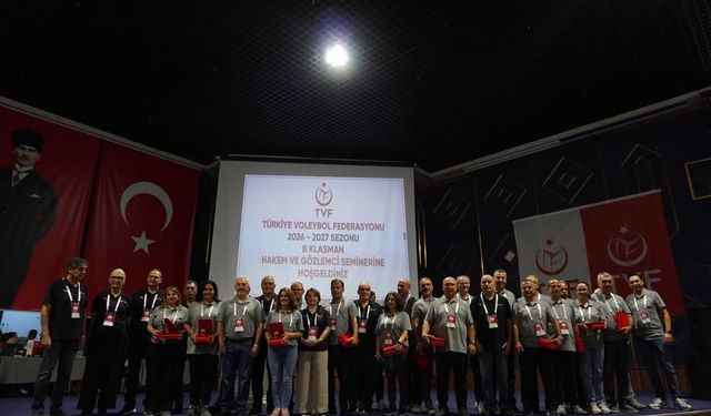 Voleybolda Yeni Sezon Öncesi Hakemlere Kural ve Stres Yönetimi Eğitimi