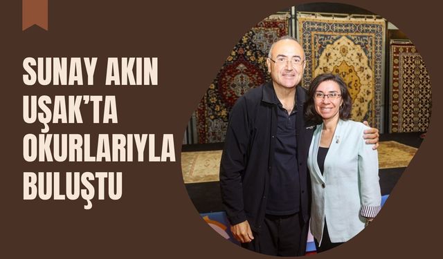 Sunay Akın Uşak’ta Okurlarıyla Buluştu, Kitap Fuarında Yoğun İlgi