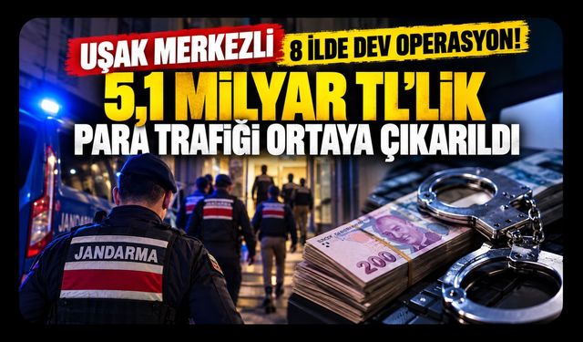 Uşak Merkezli 8 İlde Yasa Dışı Bahis Operasyonu! 5,1 Milyar TL’lik Para Trafiği Ortaya Çıkarıldı