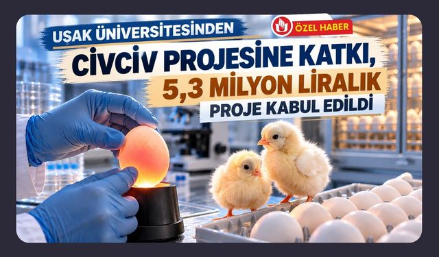 Uşak Üniversitesinden Civciv Projesine Katkı, 5,3 Milyon Liralık Proje Kabul Edildi
